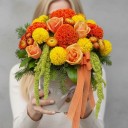 Orange Box  Çiçek Aranjman