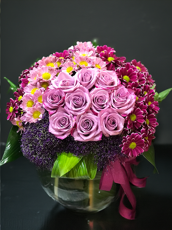 Dianora Purple Çiçek Aranjman