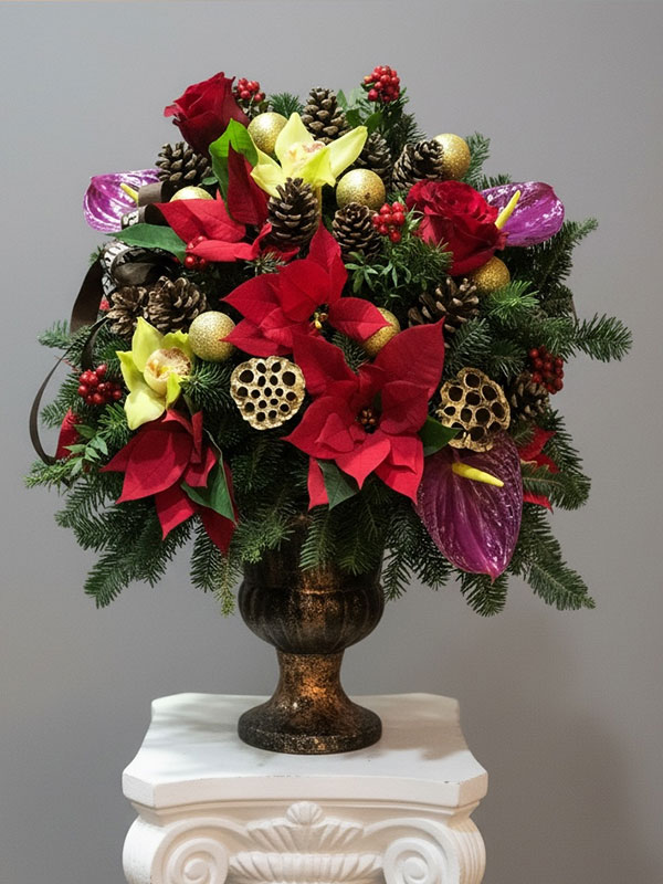 Harley Yılbaşı Çiçek Aranjman