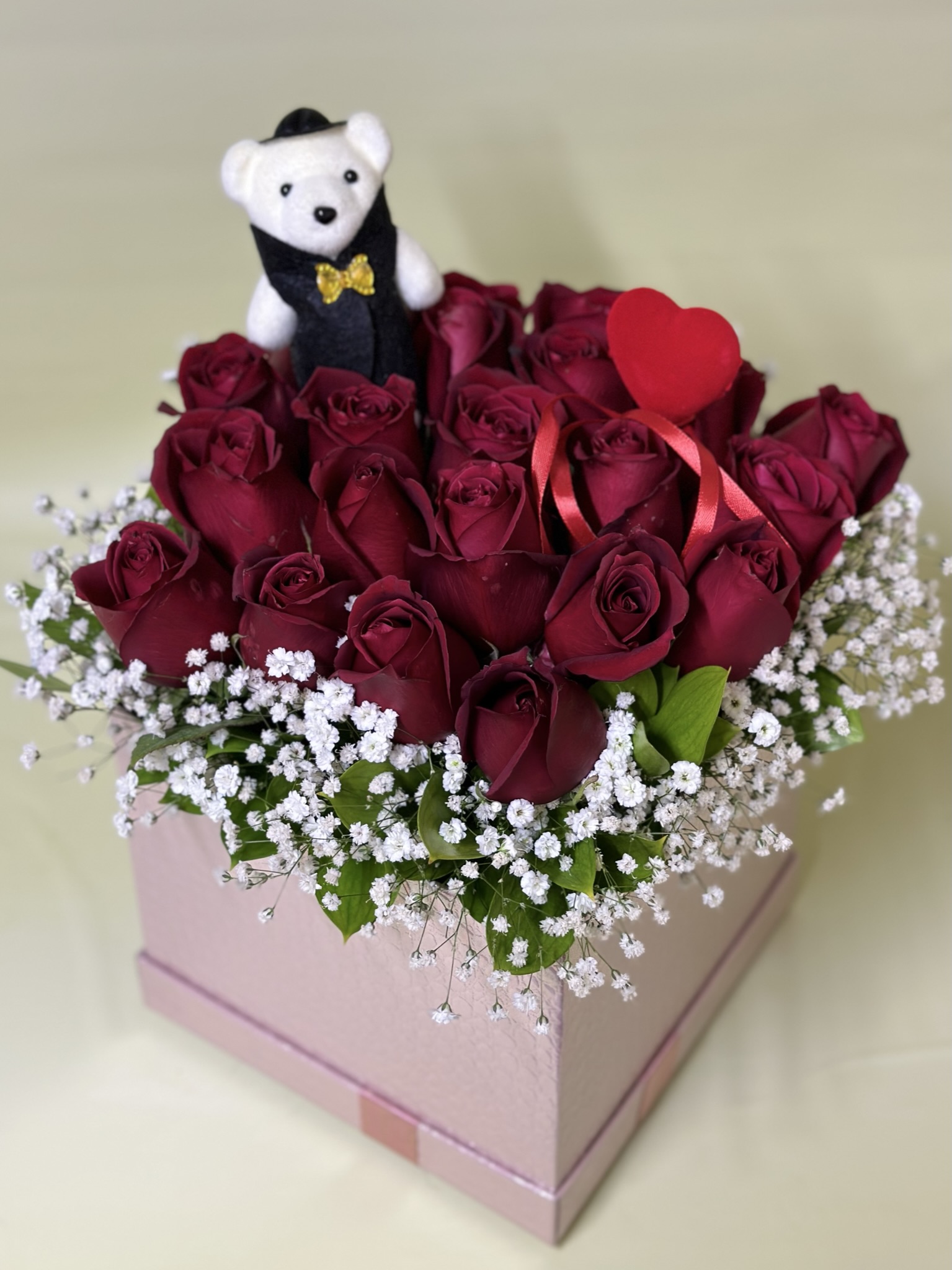 Lovely Red Box Rose