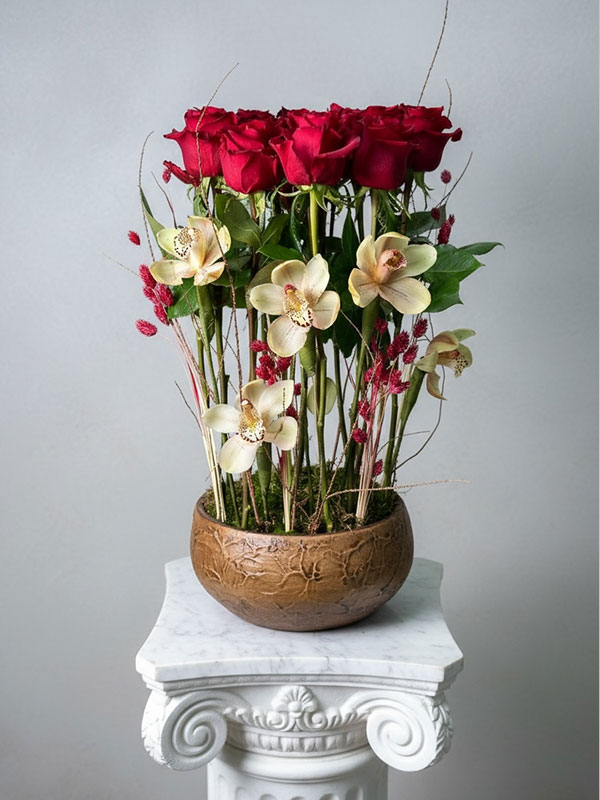 Luna Kırmızı Gül Aranjman