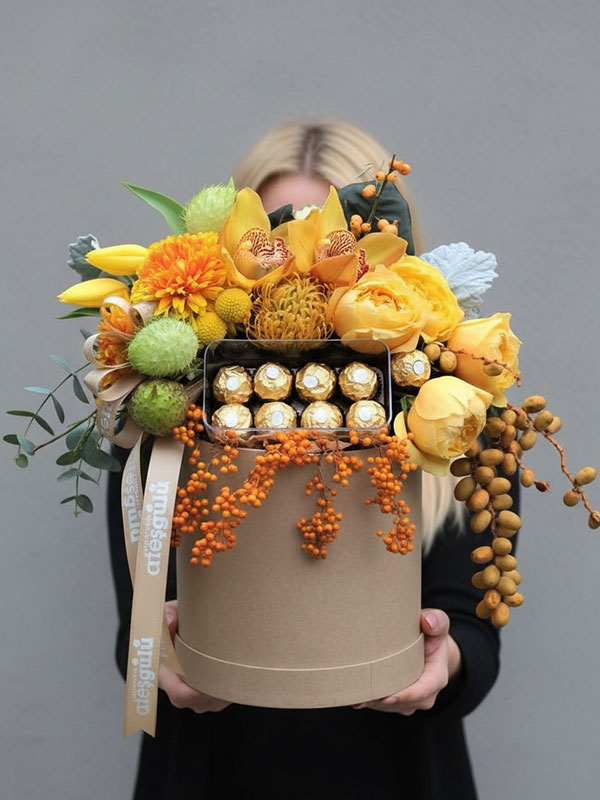 Tigrisa Kutu Aranjman Çiçek