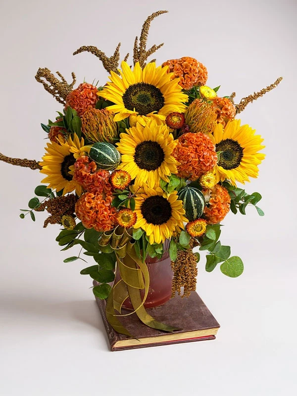 Astec Turuncu Aranjman Çiçek