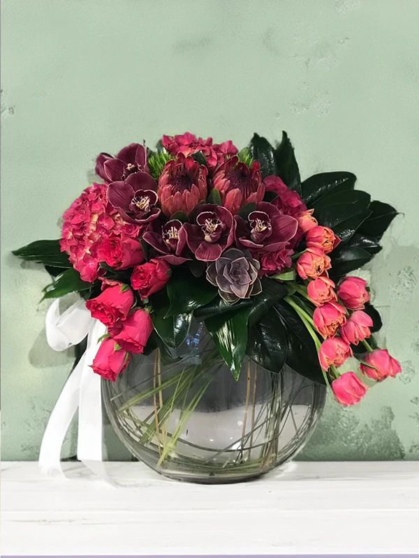 Violet Lale Çiçek Aranjman