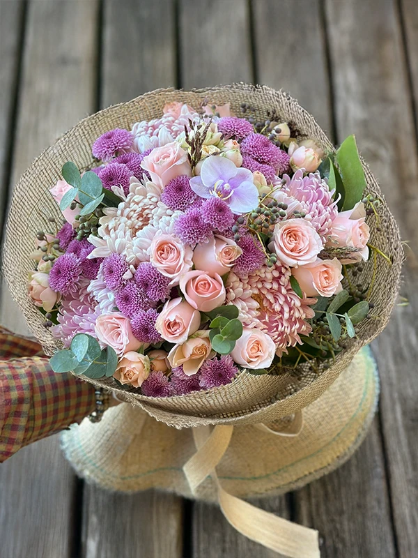 Hasır Çiçek Buketi