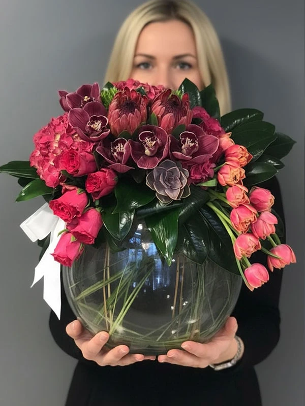 Violet Lale Çiçek Aranjman