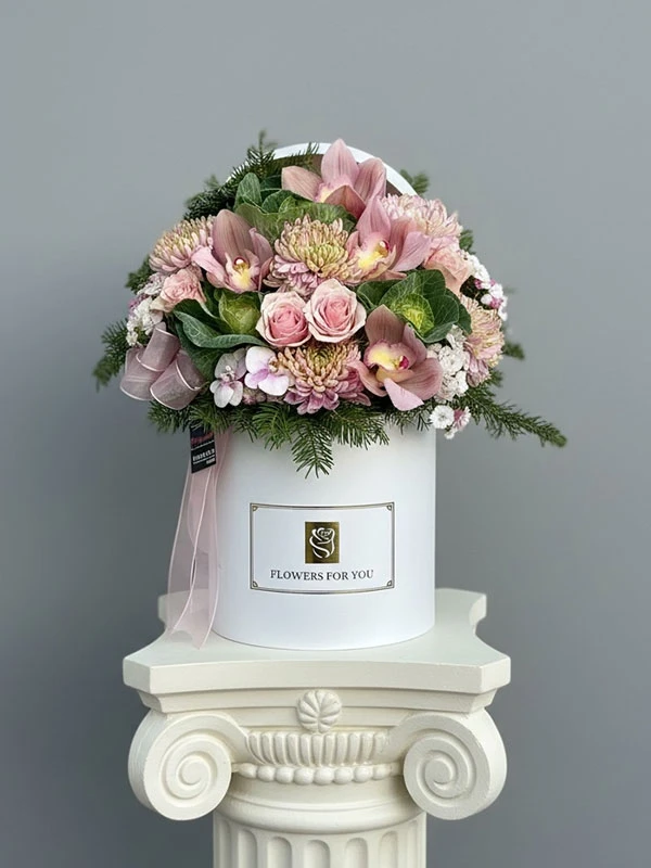 Zoe Kutu Aranjman Çiçek